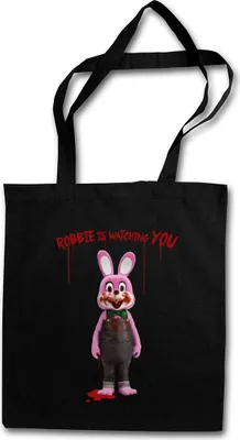Produktbild von Urban Backwoods Robbie The Evil Rabbit, Stofftasche, Farbe: Schwarz