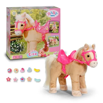 Produktbild von BABY born My Cute Horse, interaktives Pferd mit Lauf-und Soundfunktion + Zubehör