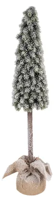 Productafbeelding van Clayre & Eef Mini-kunstkerstboom, diameter 18 cm, hoogte 78 cm, groen, kunststof