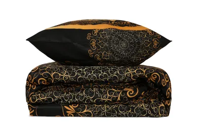 Produktbild von L'Essentiel Linge de Maison, Osmanlı - Yellow, Bettwäschen, Schwarz, Baumwolle, 240 x 220 cm