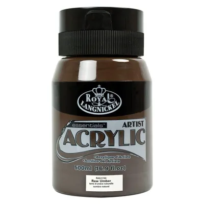 Obrázok produktu pre Akrylová farba Royal & Langnickel Essentials, 500 ml, Umbra natural