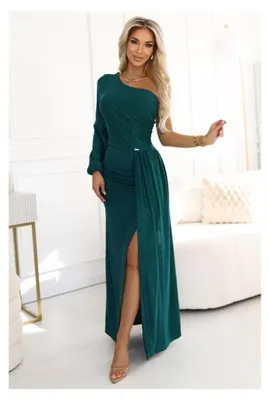 Produktbild von Kleid NUMOCO 658-2 FLASCHENGRÜN Größe: M