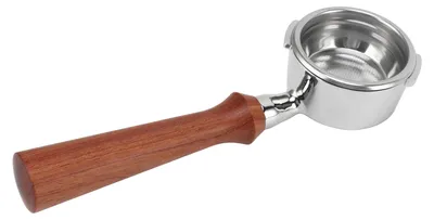 Image de Portafiltre sans fond,Portafiltre sans fond pour café,Portafiltre sans fond à deux oreilles,Portafiltre,Portafiltre en acier inoxydable,Portafiltre sans fond en acier inoxydable