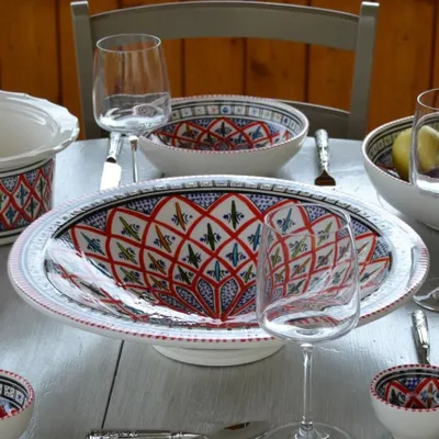 Image de Plat Tebsi Bakir rouge - D 33 cm