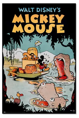 Produktbild von Vintage - Mickey Mouse - Poster 61x91,5 cm