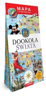 Zdjęcie produktu dla Rund um die Welt. Karte mit Aufklebern. Demart