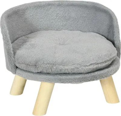 Obrázok produktu pre Pawhut PawHut pelech pre psov - Vyvýšený pelech s vankúšom - Ø40,5 - Max. 5KG - Sivá