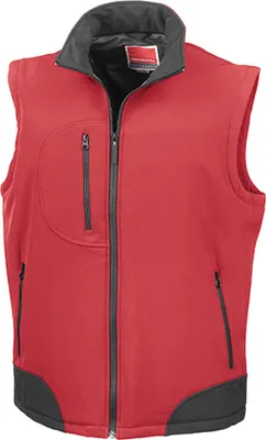 Immagine prodotto di Result R123X | Scaldacorpo / Gilet Soft Shell da uomo - Colore: Rosso/Nero - Taglia: L