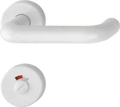 Produktbild von Hoppe Garnitur RosetteK138L/15/15SGRT F9016 8 RWSK/OL