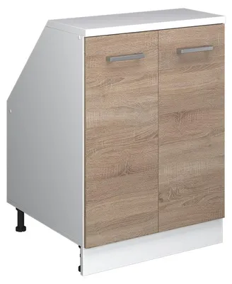 Produktbild von Dachschrägenschrank Vicco Rion Sonoma 60 x 81.6 cm mit 2 Türen, Schrankkorpus 60 cm Tiefe, Model 60354