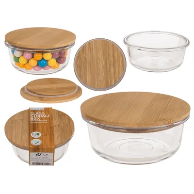 Produktbild von OOTB Glas-Vorratsdose für 400 ml ca. 14 x 14 cm
