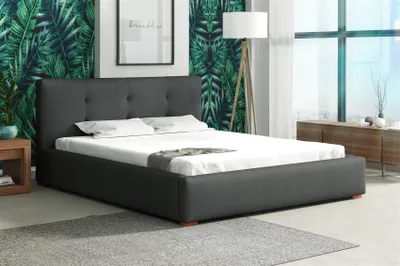 Produktbild von Polsterbett Bett Doppelbett TERAMO (Set 1) Kunstleder /Stoff 160x200cm