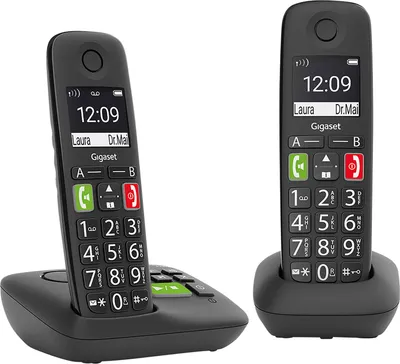 Produktbild von Gigaset E290 A Duo schwarz