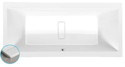 Obrázok produktu pre Obdĺžniková vaňa MARLENE SLIM 180x80x48cm, biela