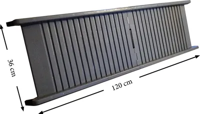 Produktbild von Hunderampe klappbar, Einstiegshilfe für Kofferraum Haustiertreppe - bis 25 kg