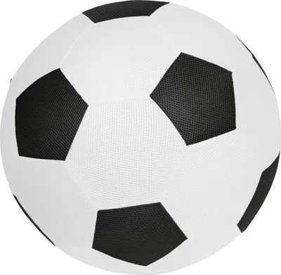 Produktbild von XXL Meshball Riesenball 50cm groß | weicher Netzball Spielball aufblasbar | Stoffball Mesh Ball für Kinder, Erwachsene & Senioren | Sportball Gymnastikball Bewegungsball , Farbe:Weiß/Schwarz