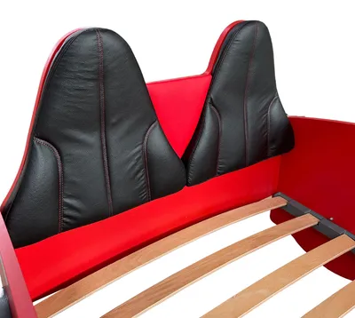 Produktbild von Sportsitze für Autobett Rio Premium Schwarz Rot