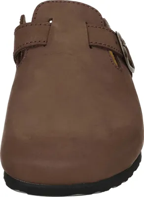 Produktbild von Dr. Brinkmann Herren Pantolette Clog Leder ergonomisches Fußbett 600355, Größe:44 EU, Farbe:Braun