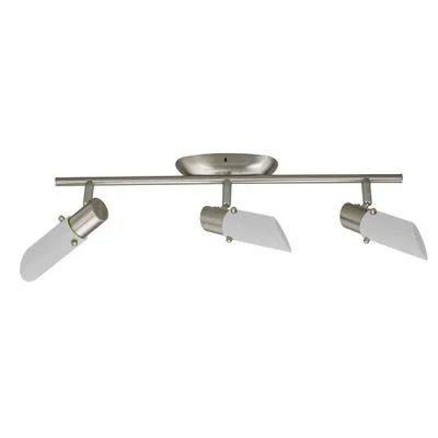 Image de Spot plafonnier TRENDI - 3xE14, 9W, nickel mat / blanc