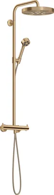 Immagine prodotto di hansgrohe AXOR One Showerpipe avec thermostat et douche de tête 280 1jet EcoSmart, 48795140, 48795140