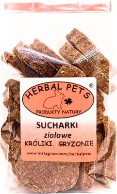 Immagine prodotto di Rusco alle erbe - Trattamento naturale per conigli e roditori, favorisce la salute e l'igiene dentale 140 g