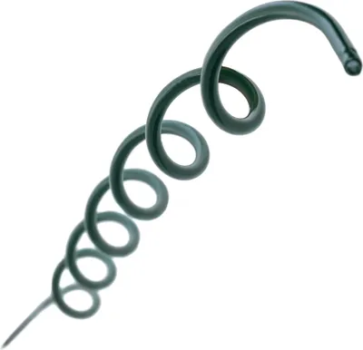 Image de Tuteurs pour tomates - Tiges spiralées - Acier revêtu - 120 cm x 6 mm - Lot de 5 pièces - Vert clair