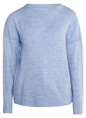 Produktbild von HALEE damen strickpullover - blau melange, XL
