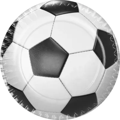 Produktbild von 10 Partyteller Fussballmotiv Ø 23cm
