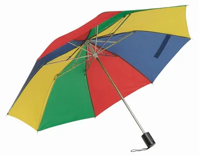 Produktbild von L-Merch - Taschenschirm LT4459 (32 cm x 85 cm) (Bunt)