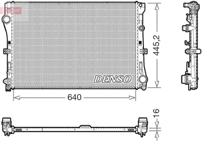 Produktbild von DENSO DRM17118 Kühler Wasserkühler Motorkühler passend für MERCEDES-BENZ C-Klasse T-modell (S205) C-Klasse Limousine (W205) E-Klasse Limousine (W213)