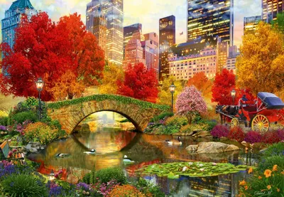 Produktbild von Bluebird Puzzle Puzzlemotiv Central Park NYC - 1000 Teile Landschaft