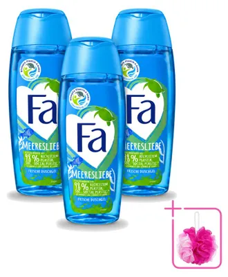 Produktbild von 3 x Fa Douchegel Meeresliebe Fresh - 250 ml - Sparpackung - 3 Stücke