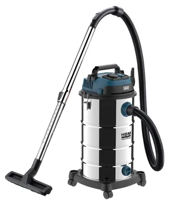 Productafbeelding van Professionele stofzuiger voor zowel droog- als natzuigen, 1600W, 40 liter, compact en stil, HBM