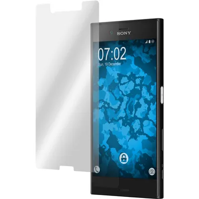 Produktbild von 6er-Pack PhoneNatic Displayschutzfolien Fiber-Glas klar  kompatibel mit Sony Xperia XZs