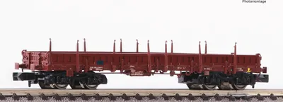 Produktbild von Fleischmann 826708 Spur N 4-achs.Flachwagen, SNCB