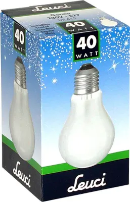 Produktbild von Leuci Normal LAMP Frosted GlÃ1/4hlampe, matt, 520 lm, 40 Watt