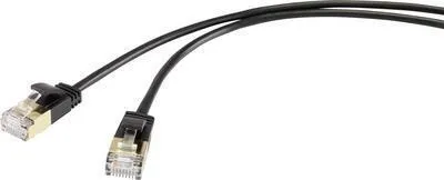 Imagen del producto de Renkforce RF-4538186, 0,5 m, Cat8.1, F/FTP (doble apantallado), conector RJ-45 en ambos extremos, color