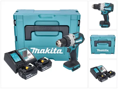 Zdjęcie produktu dla Makita DDF 489 RGJ akumulatorowa wiertarko-wkrętarka 18 V 73 Nm bezszczotkowa + 2x akumulator 6,0 Ah + ładowarka + Makpac
