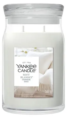 Produktbild von Yankee Candle 1701376E, Zylinder, Weiß, Bernstein, Zitrus, Vanille, 90 h, 1 Stück(e)