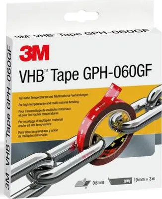 Produktbild von 3M GPH-060F19-3 Klebeband Grau (L x B) 3 m x 19 mm 1 Rolle(n) (GPH-060F19-3)