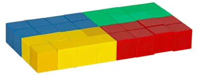 Produktbild von Pädagogische kubische magnetische Bausteine 32 el.