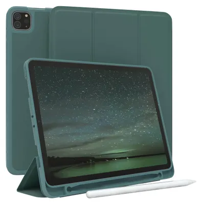 Produktbild von EAZY CASE Smartcase mit Stifthalter für Apple iPad Pro 11" (2018/2020/2021) Hülle mit Stifthalterung, Tablet Cover aufstellbar  11 Zoll in Grün