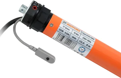 Produktbild von Funk-Rollladenmotor mit mechanischen Endschaltern 3T35-10RX 10Nm SW40