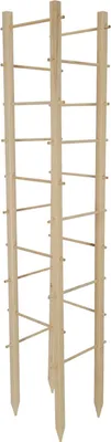 Image de Support pour plantes en bois de pin 4 tiges Tour