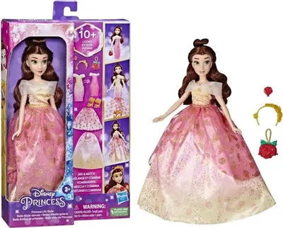 Obrázek produktu pro PRINCESS DOLL BELLA v krásných šatech + sada oblečků, příslušenství