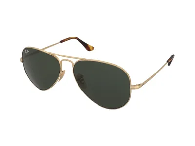 Zdjęcie produktu dla Ray-Ban RB3689, Dorosły, Uni , Aviator, Złoto, Soczewki niespolaryzowane, Metal
