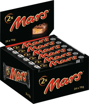Produktbild von Mars 2Pack Riegel 24 x 70g - Doppelriegel mit Karamell & Nougat