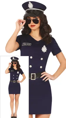 Immagine prodotto di Guirca Costume da Agente Swat Blu L Blu L