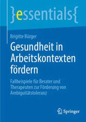 Obrázok produktu pre Gesundheit in Arbeitskontexten fördern