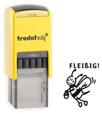Produktbild von Trodat 163242, Quadratisch, Gummi, Gelb, Kinder & Erwachsene, 34 g, Österreich